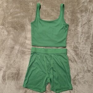 Green Women's Intimate Set